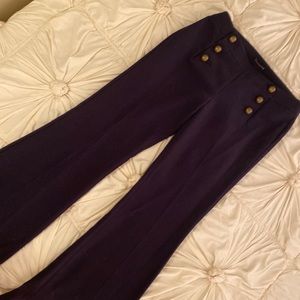 Navy blue express flare pant